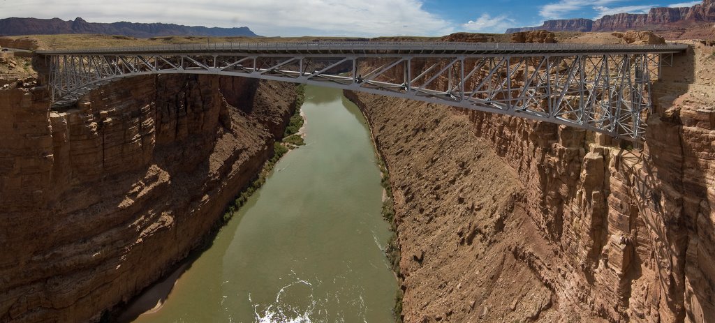 Navajo Bridge panorama by David Thyberg