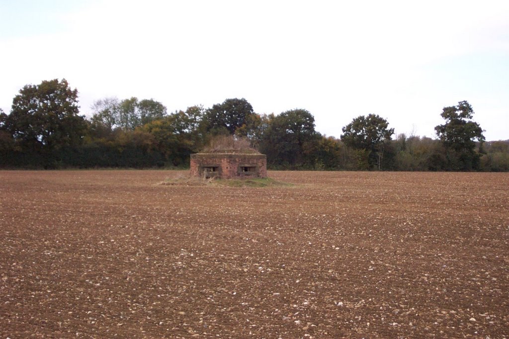 Pillbox at Hampstead Norris Airfield by fencer_js@yahoo.com