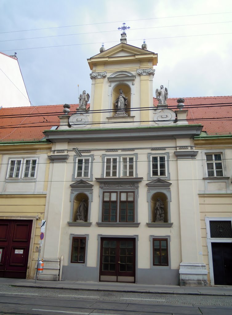 WIEN II., Apotheke der Barmherzigen Brüder , Taborstrasse . by Don.Ebro