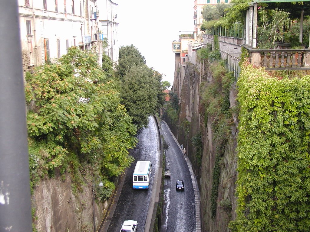 Avenue to the Sea, Sorrento, It by Gerry Church