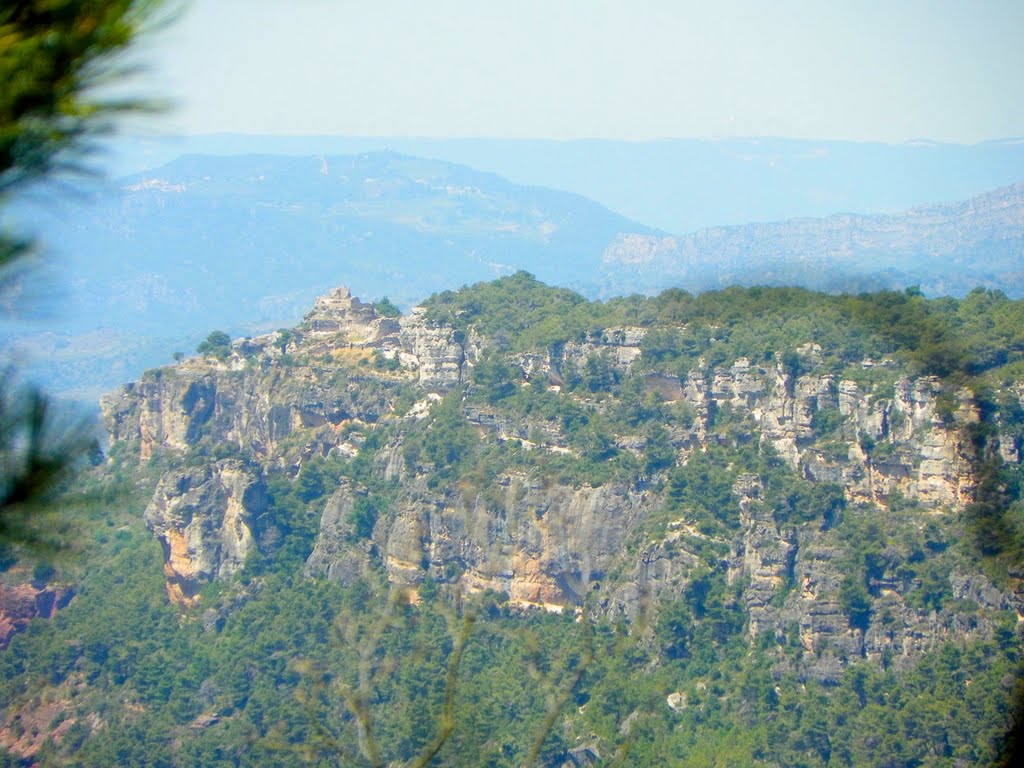 Castell de Siurana des de la carretera de la Febró by jordi domènech