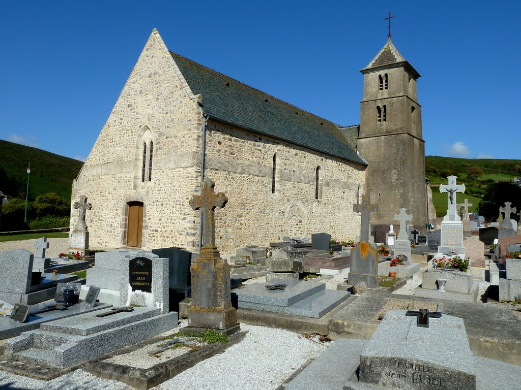 VAUVILLE (Basse Normandie-Manche). Francia. 2011. 04. Iglesia parroquial. by Carlos Sieiro del Nido