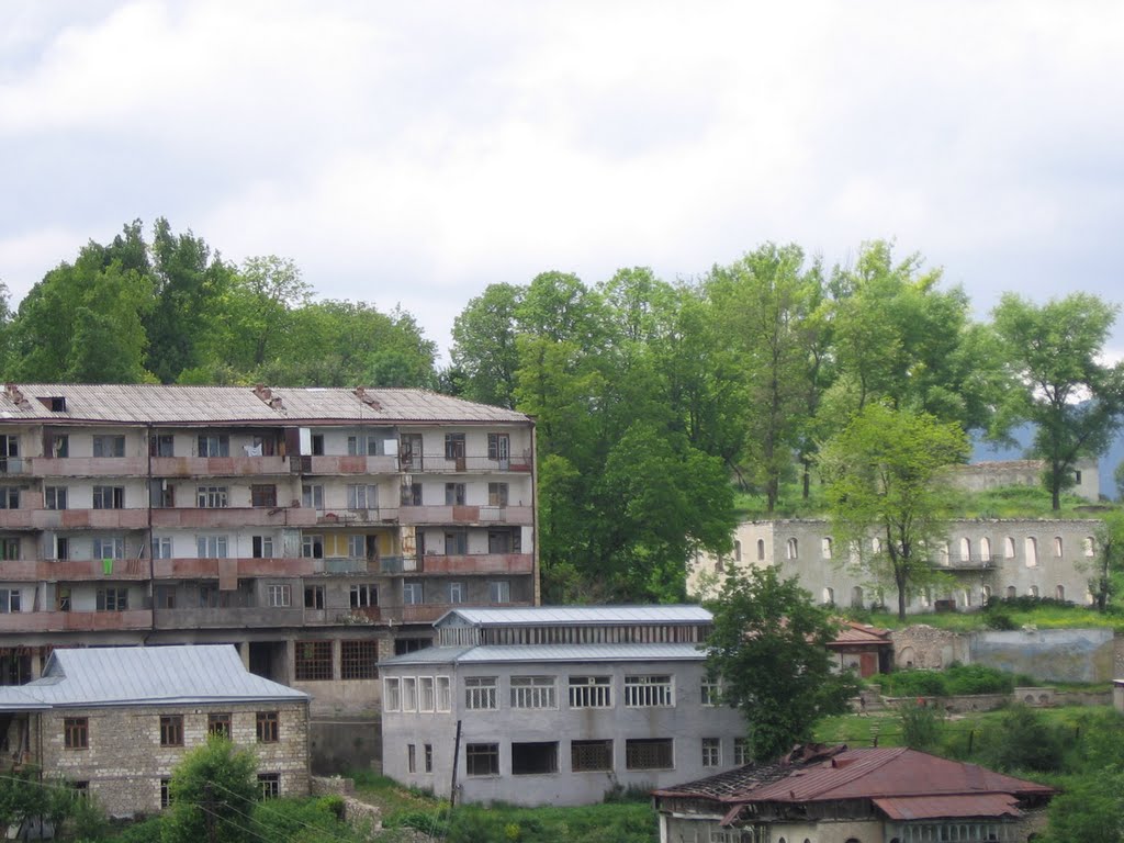 Republic of Mountainous Karabakh, armenian school destroyed by azerbajan barbarians/ by Arthur Igityan