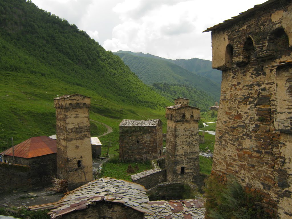 Ჟიბიანი-უშგულის თემი/Zhibiani village-Ushguli community. Svaneti region, Georgia by Archil Kikvadze