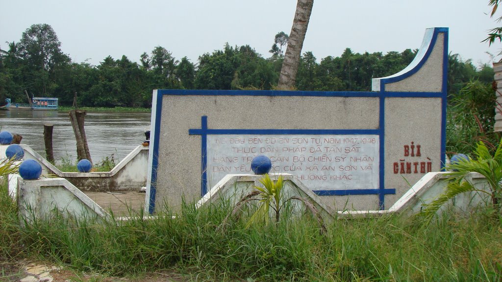 Bến đò ngang "Nhị Bình-An Sơn" by Nhựt Trịnh Minh