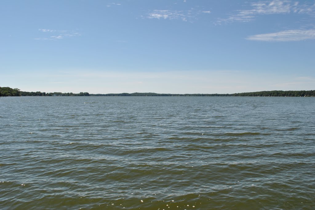 Cedar Lake, from the north shore boat ramp by Aaron Carlson