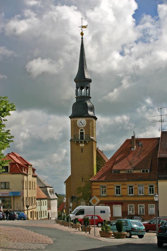 Stadtkirche und Marktplatz von Siebenlehn by Jens Kugler [Kleinvoigtsberg]