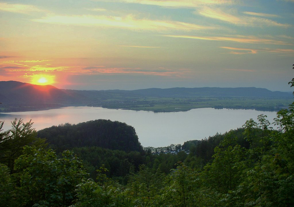 Kochelsee, dusk by JustforFun