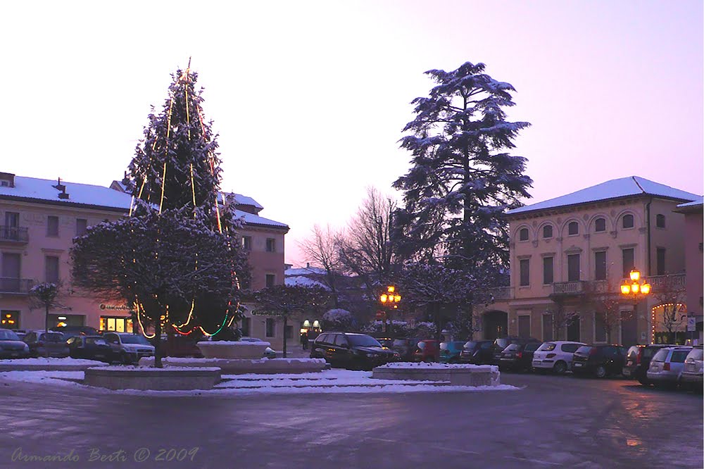 Pieve di Soligo, luci di Natale 2009. by Armando Berti