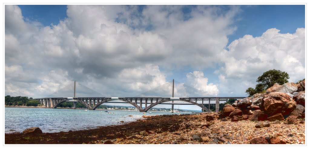 Panorama Le Pont de L'iroise by Henk Zwols