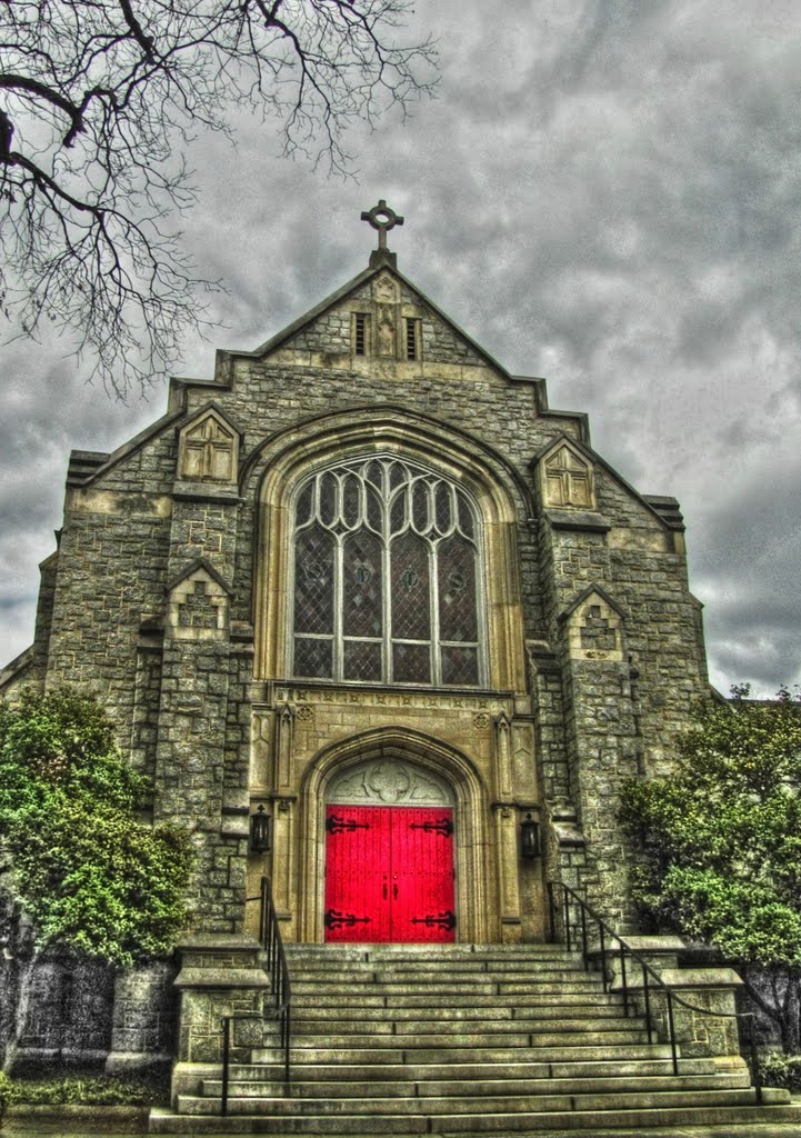 The Church With Red Doors by ((Ospr3y))