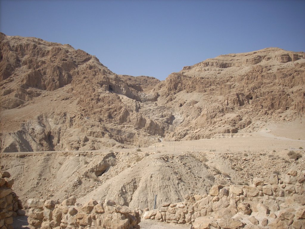 Barren desert near Qumran by Kathryn Turner