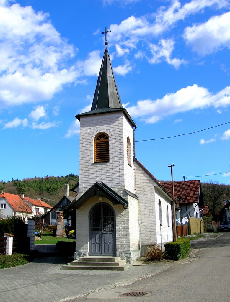 Hostětín, kaple Nanebevzetí Panny Marie - chapel, AD 1913 by peter76321