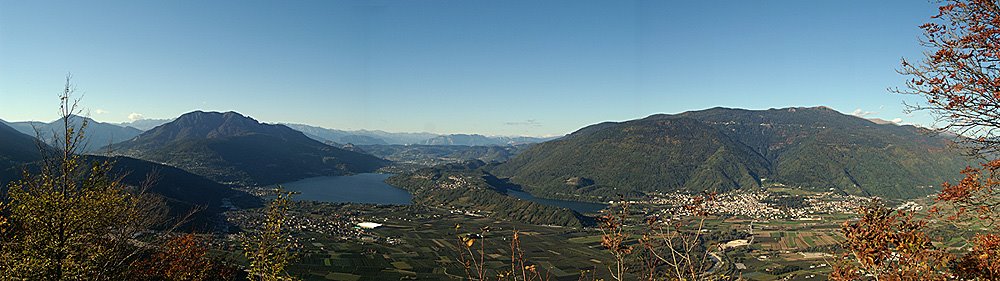 Blick auf Caldonazzo und Levico- See by Falk Preusche