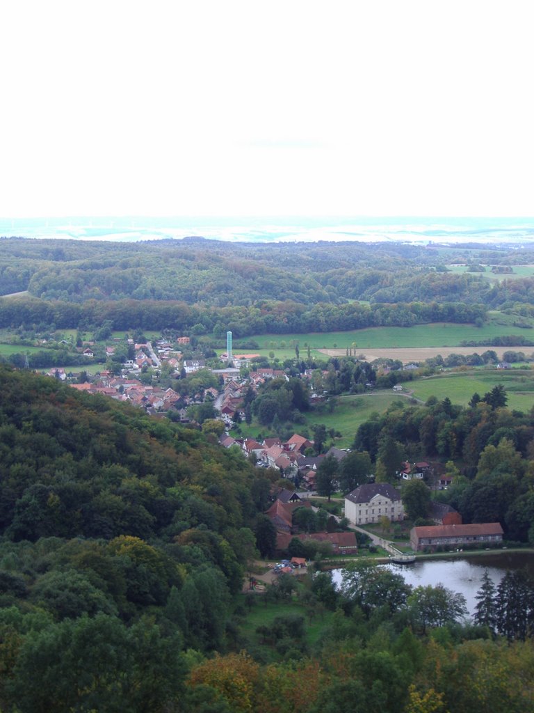 Ausblick Turm Burgruine Hohnstein, Neustadt / Harz by Eduardo Manchon