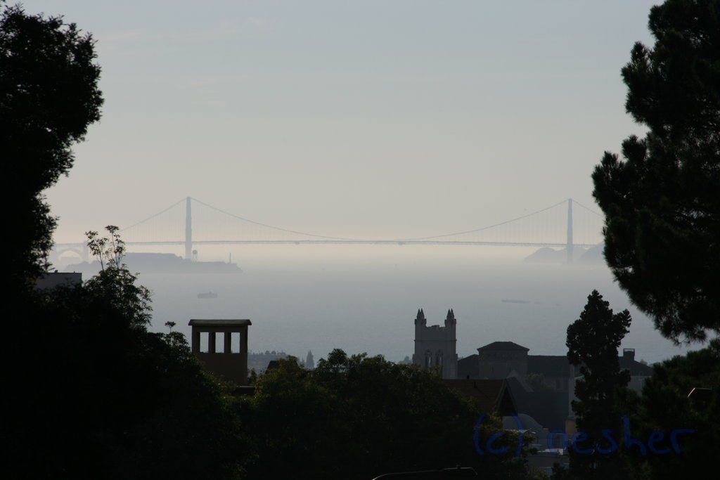 SanFran Golden Gate from Berkeley Intl'House by nesher