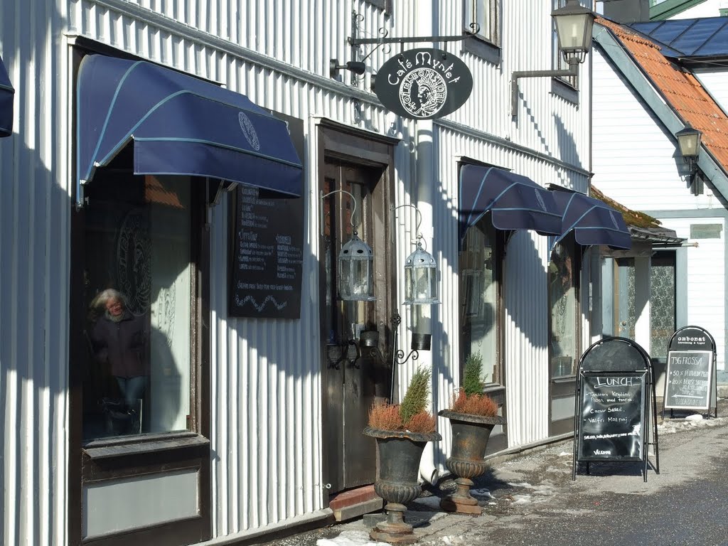 Cafe Myntet, Stora Gatan, Sigtuna by Amanda Wood