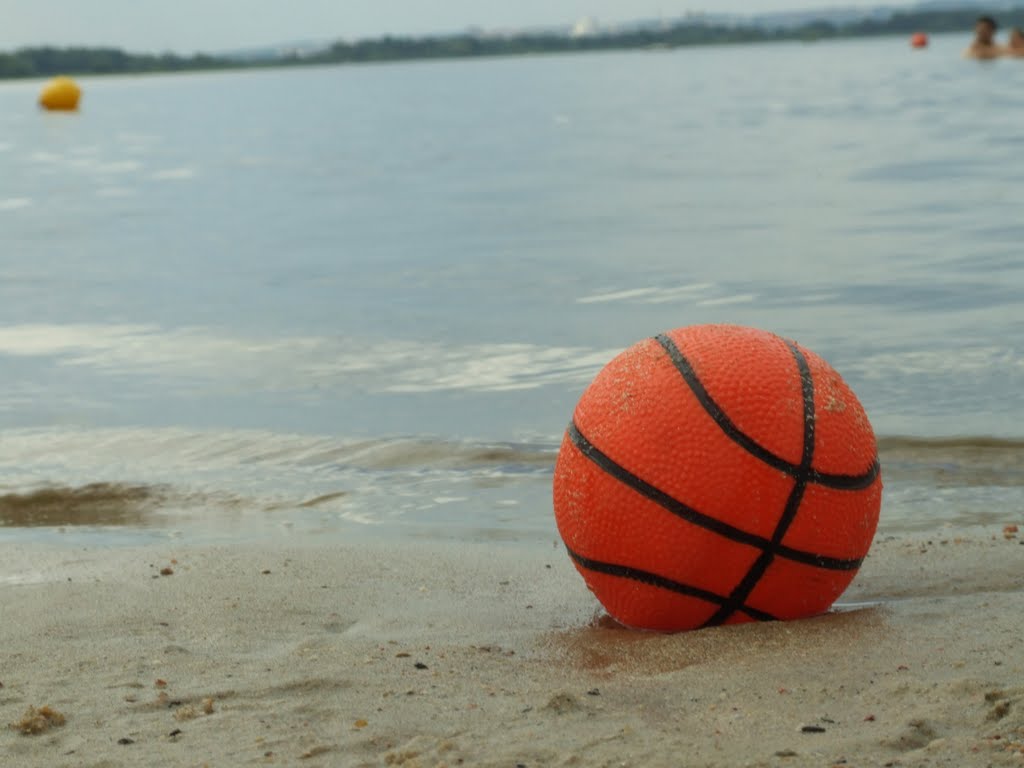 Big Ball on the Beach :) by Krzysio Milewicz