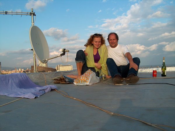 On the roof at Passeig de Joan de Borbo by lindenburg