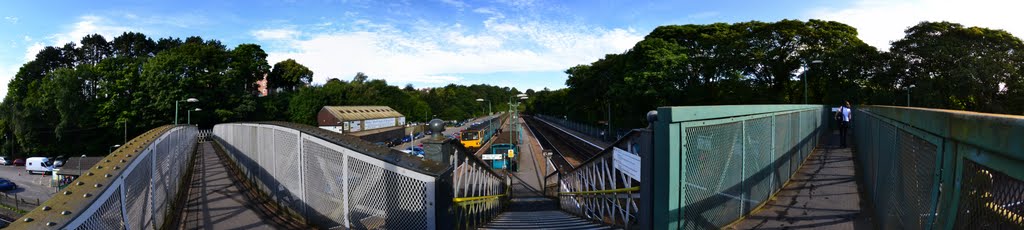 July morning radyr junction panorama by fat-freddies-cat