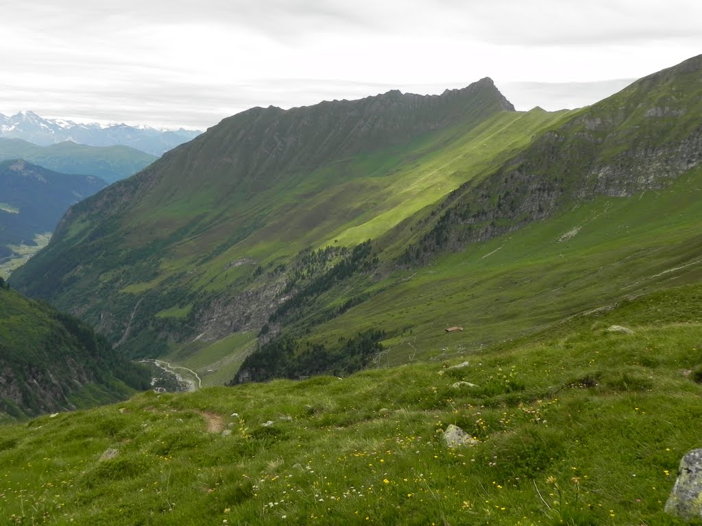 Valsertal mit Hohe Warte und Kahlwandspitze by fototaube