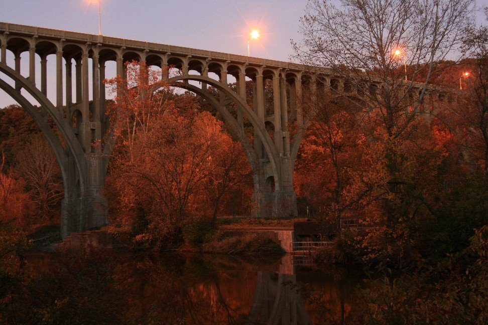 Bridge over Cuyahoga River by Jim Kolmus