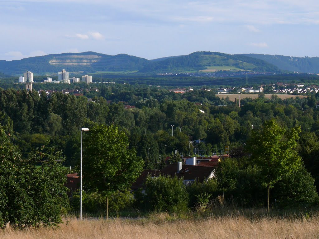 Blick über Nürtingen Richtung Schwäbische Alb by Roland Appl