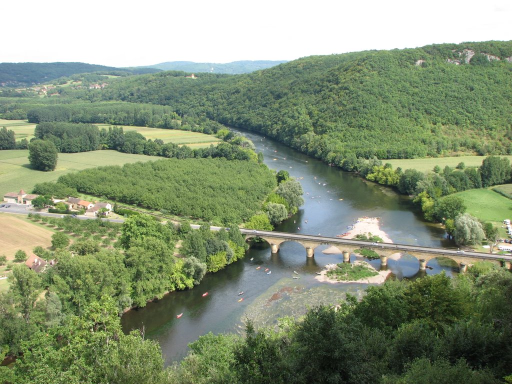 La Dordogne vue depuis le Château de Castelnaud by DESRENTES ERIC