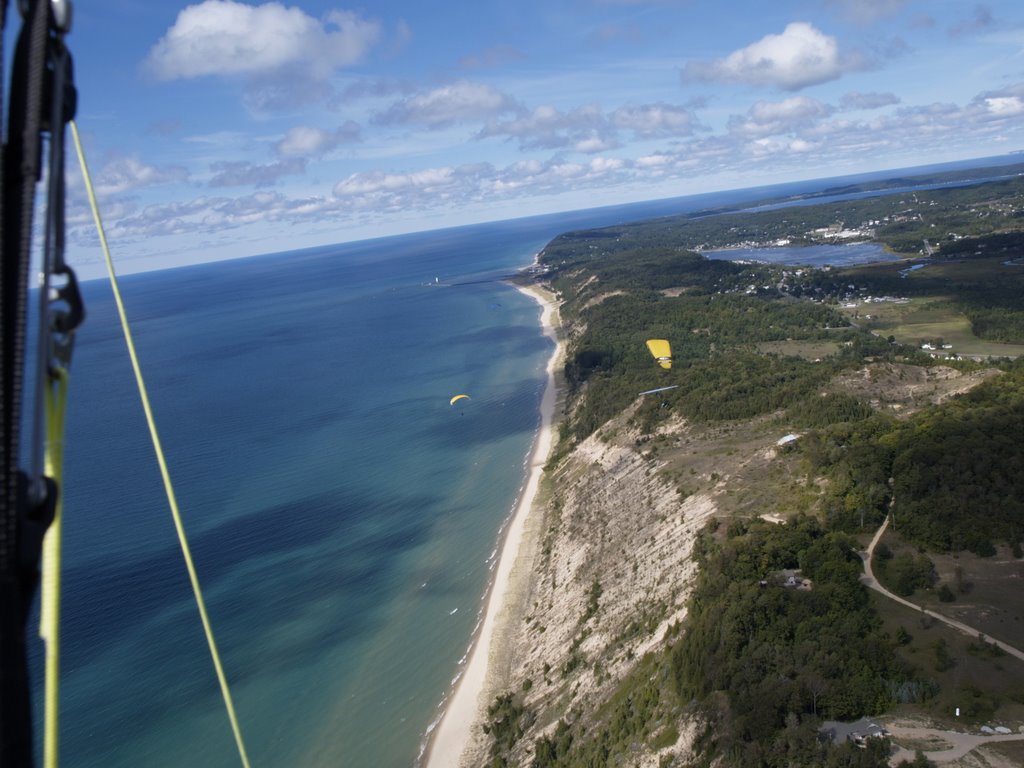 Paragliding Green Point MI by W.F. Bergman