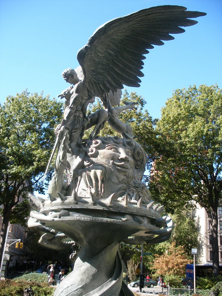 Peace Fountain at the Cathedral by ILuvHarlem