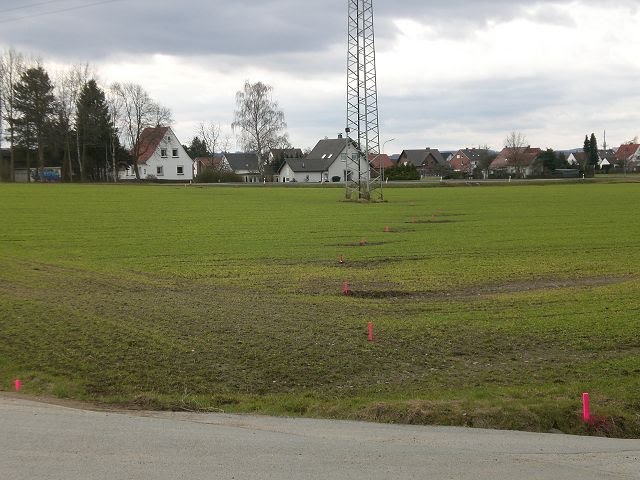 Baustelle B61n Neuer Verlauf des Alte Postweg (März 2011) by BMW507