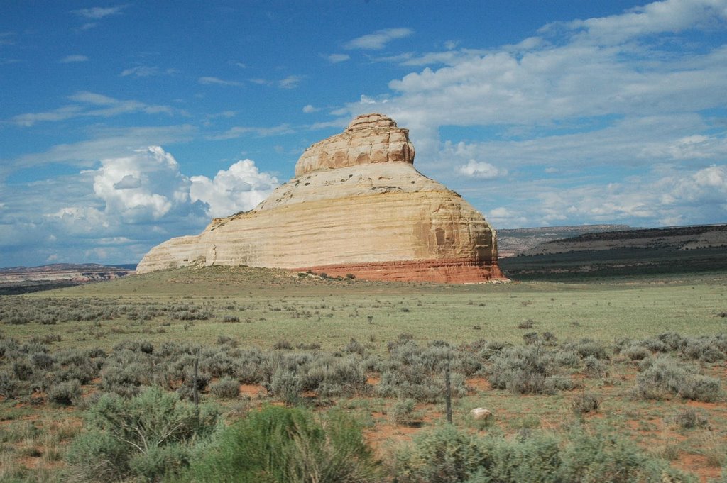 Roadside Monolith between Monticello and Moab on U.S. 191 by Valkyrie Rider