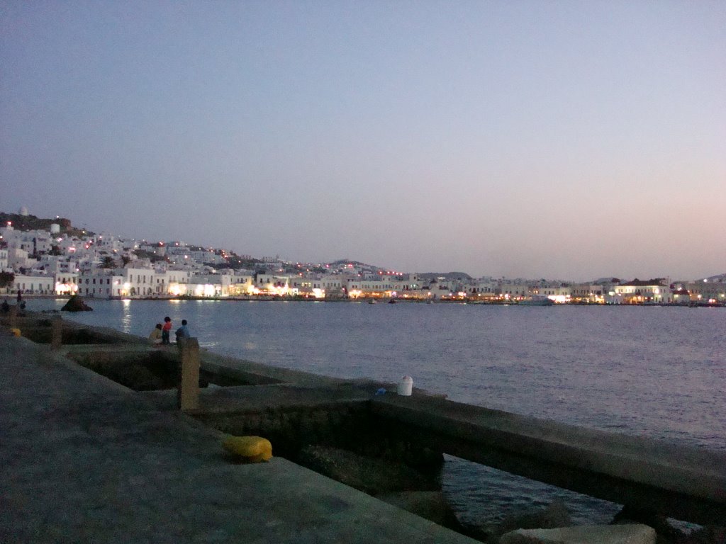 Mikonos desde lanzadera by Guapon