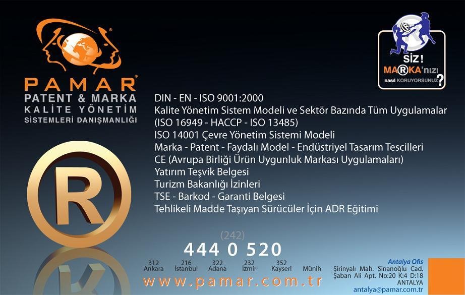 PAMAR PATENT & MARKA & KALİTE YÖNETİM DANIŞMANLIĞI by PAMAR