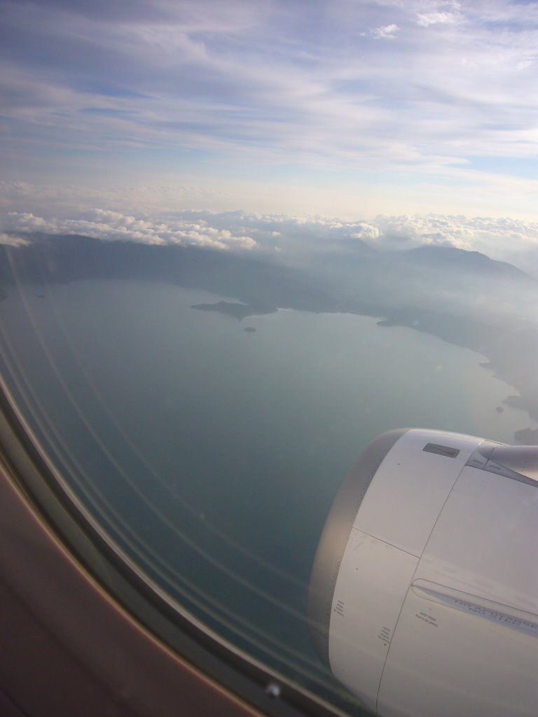 Ilopango lake (from the air) by Anliker