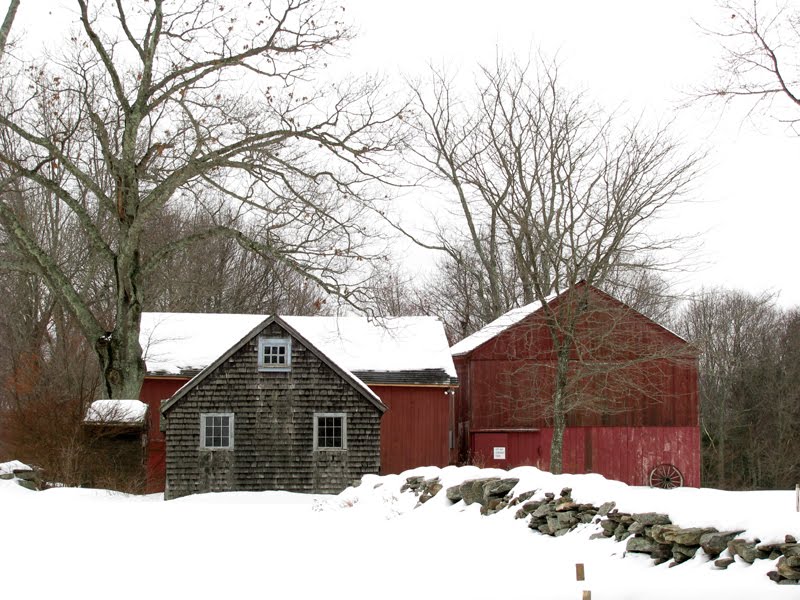 Hale Barns in Winter by Connecticut Yankee