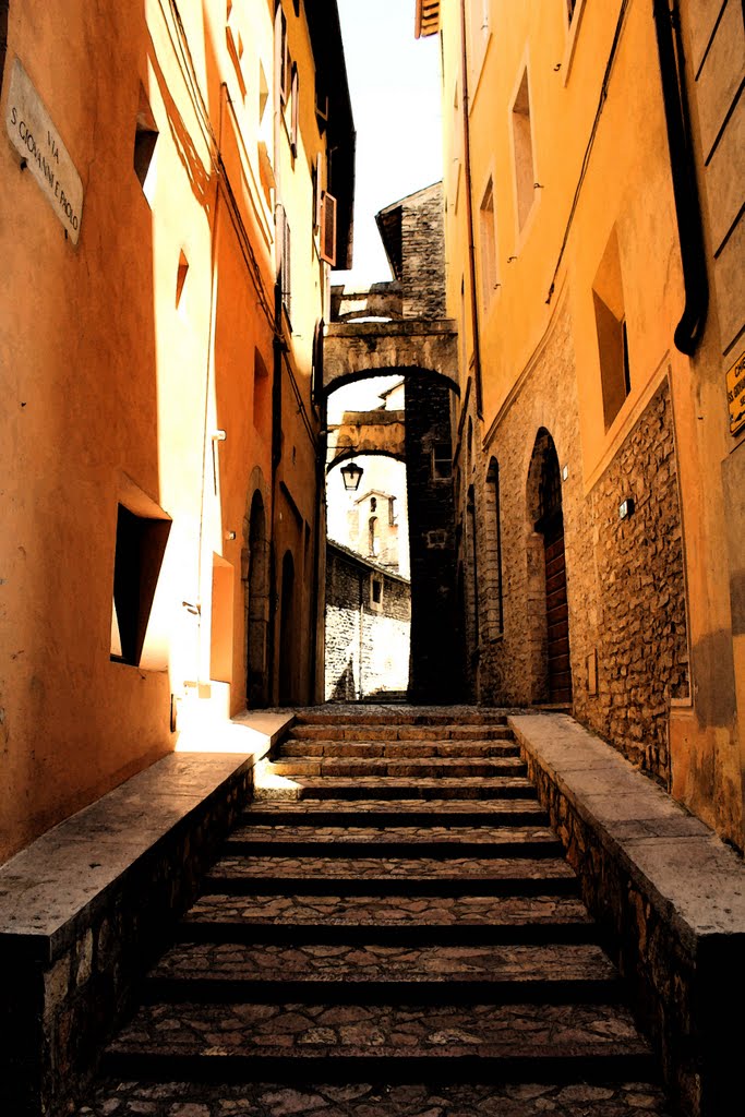 Per le strade di Spoleto by di turi domenico