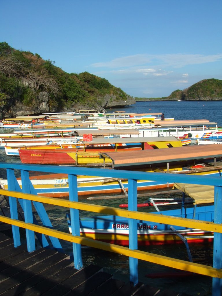 Boats of 100 Islands, Ilocos, Philippines by Andrew Martin