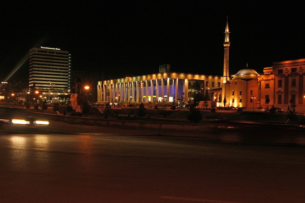 Tirana: Skanderberg Square by Dark000