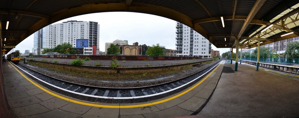 Queen street platform 1 wet by fat-freddies-cat