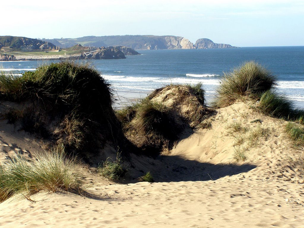 Dunas, Playa de Salinas, Castrillon, Asturias by Antonio Alba