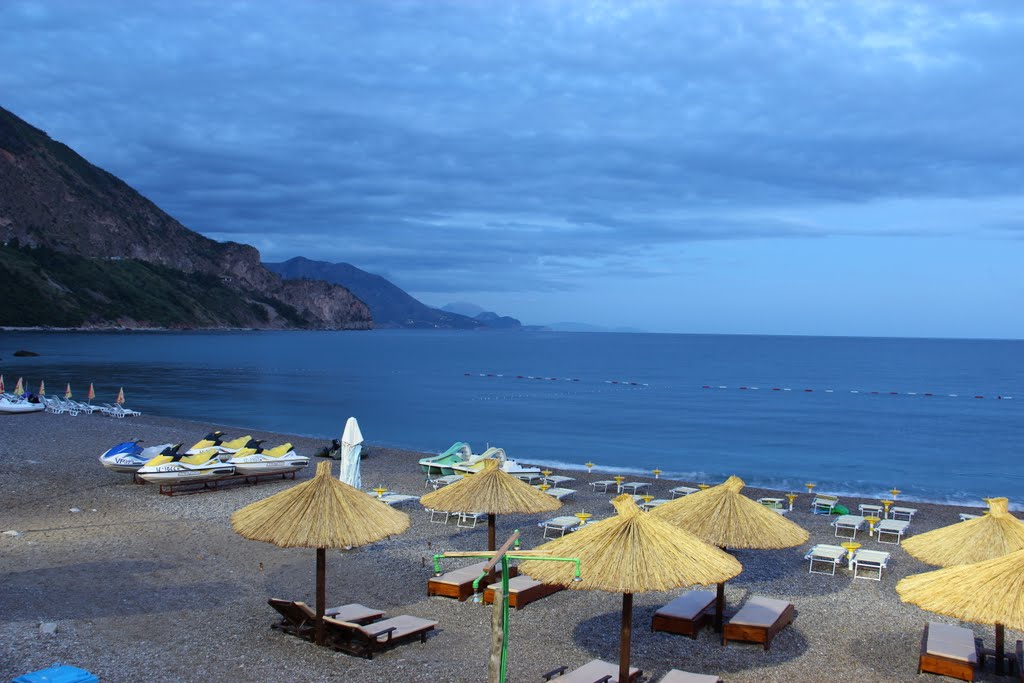 Montenegro, Budva, Jaz Beach by Sergey  Cheka