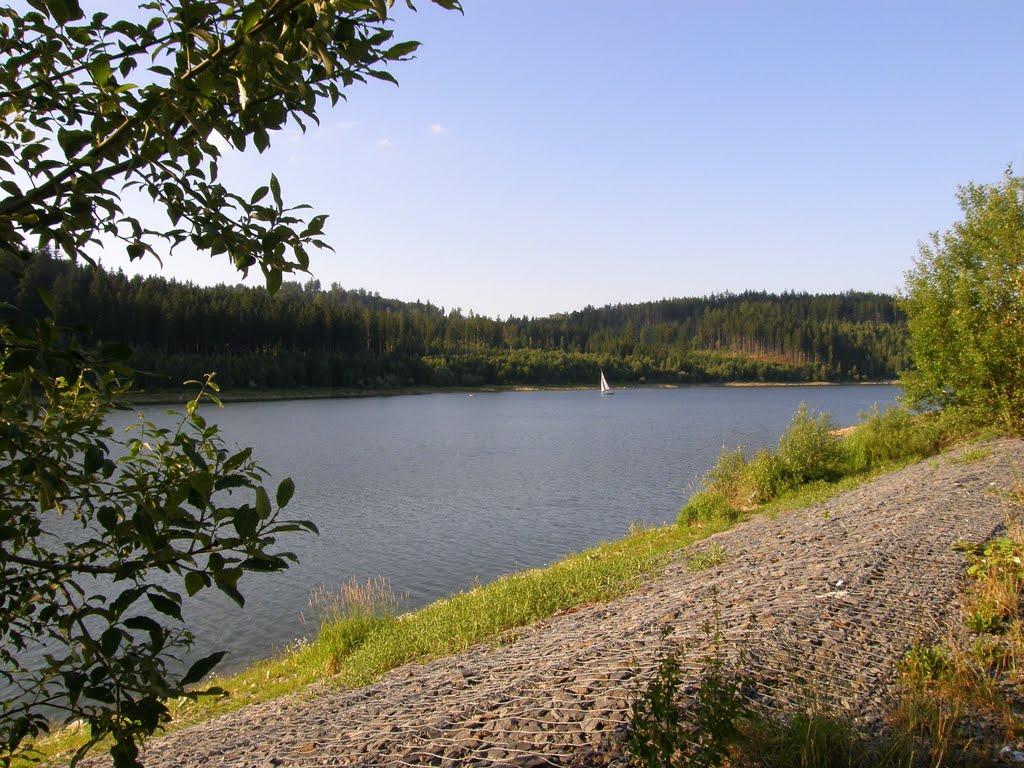 Přehradní nádrž Slezská Harta (Silesian Harta dam reservoir) - pohled na krajinu (view of the landscape) by MAPP HUDRANS