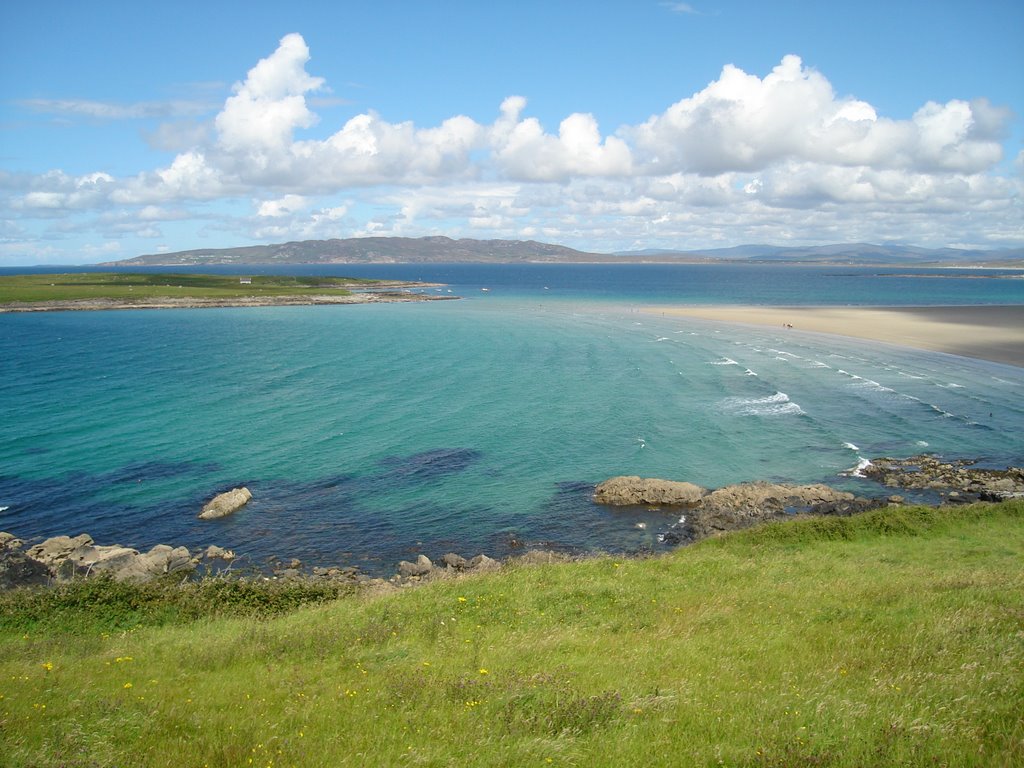 Inishkeel - view from Portnoo beach by archivakaat