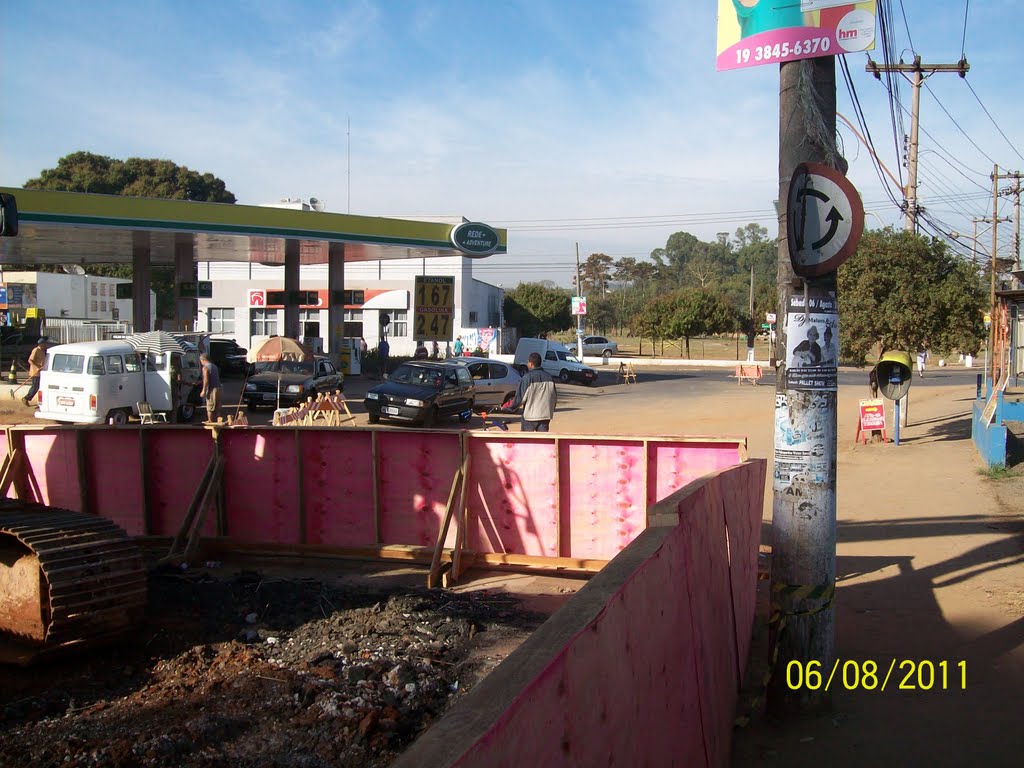 Inicio das obras das construção da nova ponte sobre o rio Jacuba by Lineu Santos