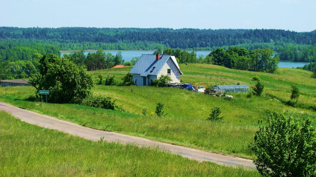 Panorama na jez. Krzywe by Krzysztof Gorlo