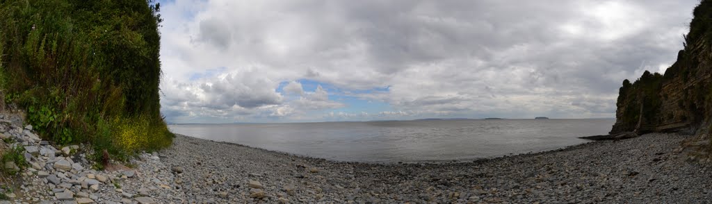 Lavernock point panorama by fat-freddies-cat