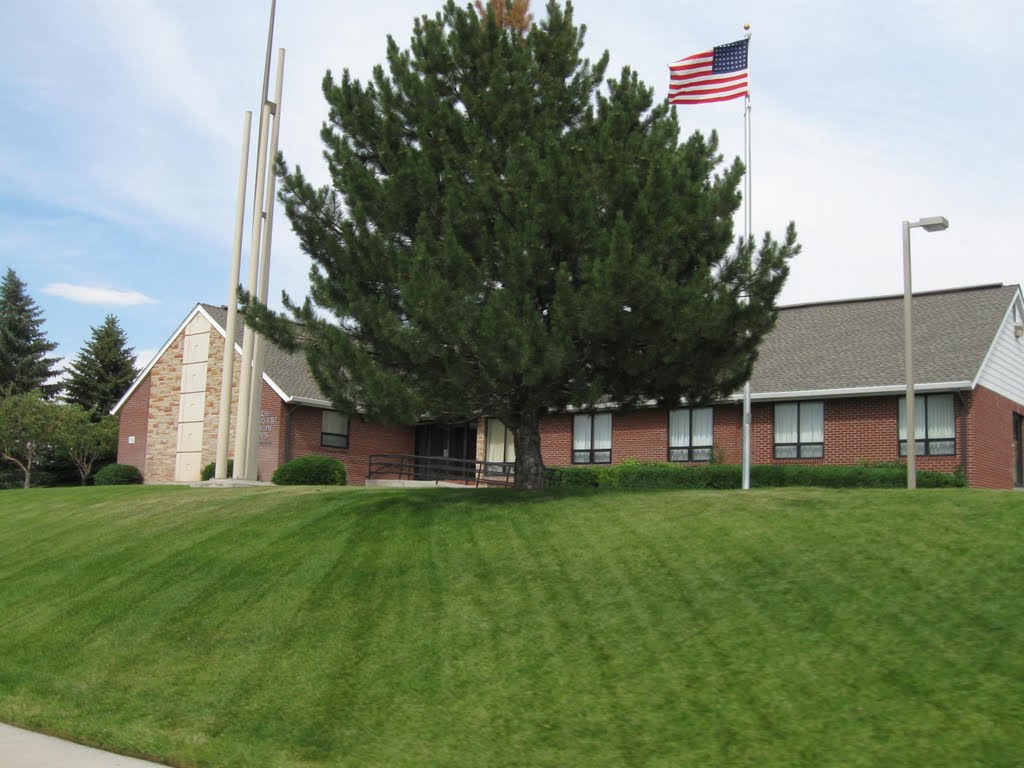 Mormon Church in Meeteetse by MetricWrench