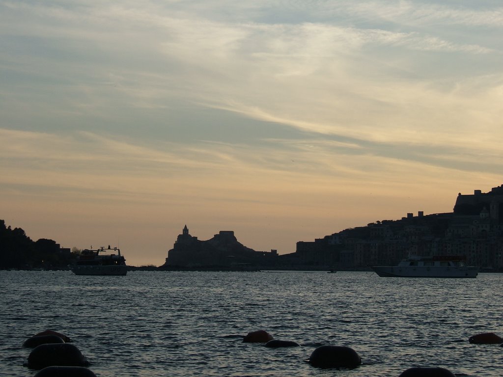 Sunset over Portovenere by andrea.faggioni