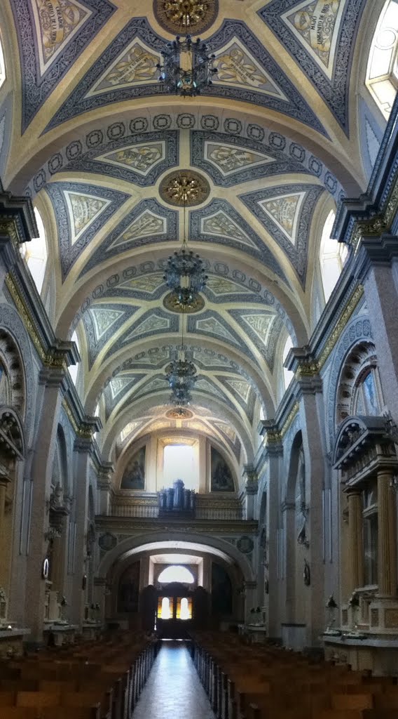 Parroquia de San Pedro, vista desde el altar by Octavio Maya